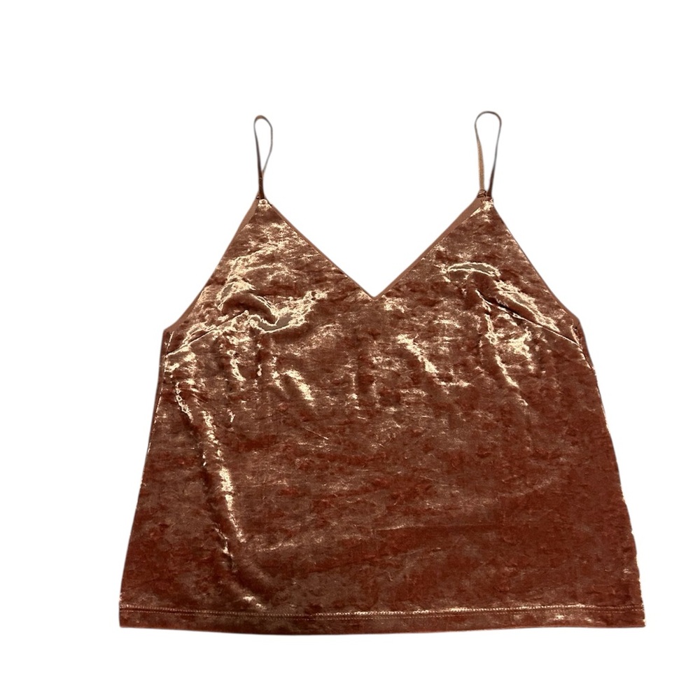 Forever 21 Pink Velvet Spaghetti Strap Camisole Top